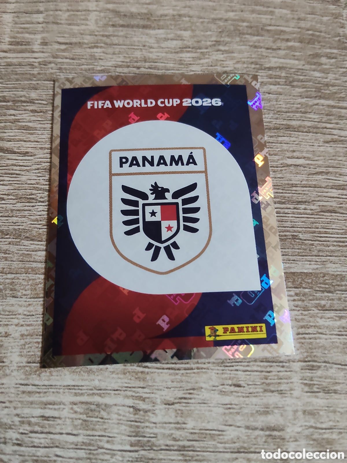 Cromos de F&uacute;tbol: Panini mundial 2026 PAN 1 escudo Panam&aacute;
