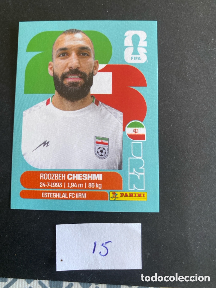 Cromos de F&uacute;tbol: Cromo Iran Mundial 2026 N* 15 nuevo
