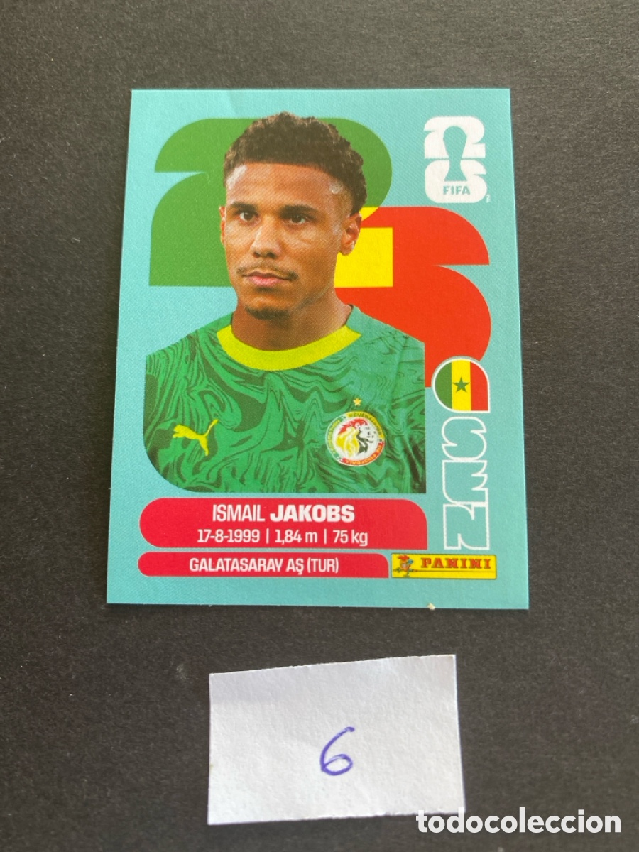 Cromos de F&uacute;tbol: Cromo Senegal Mundial 2026 N* 6 nuevo