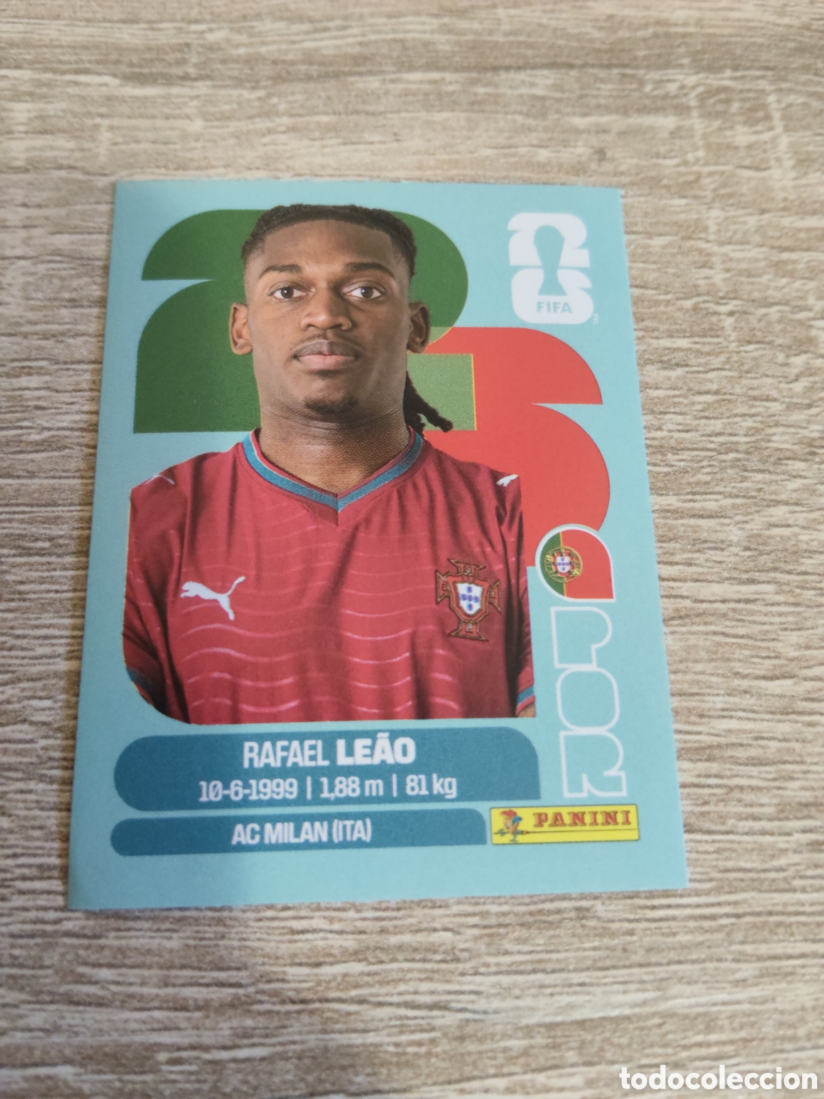 Cromos de F&uacute;tbol: Panini mundial 2026 POR 20 Rafael Leao Portugal