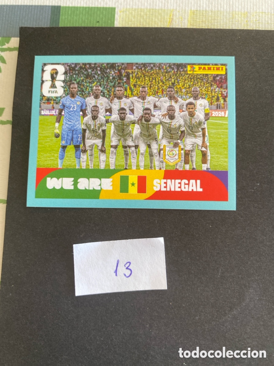 Cartes &agrave; collectionner de Football: Cromo Senegal Mundial 2026 N* 13 nuevo