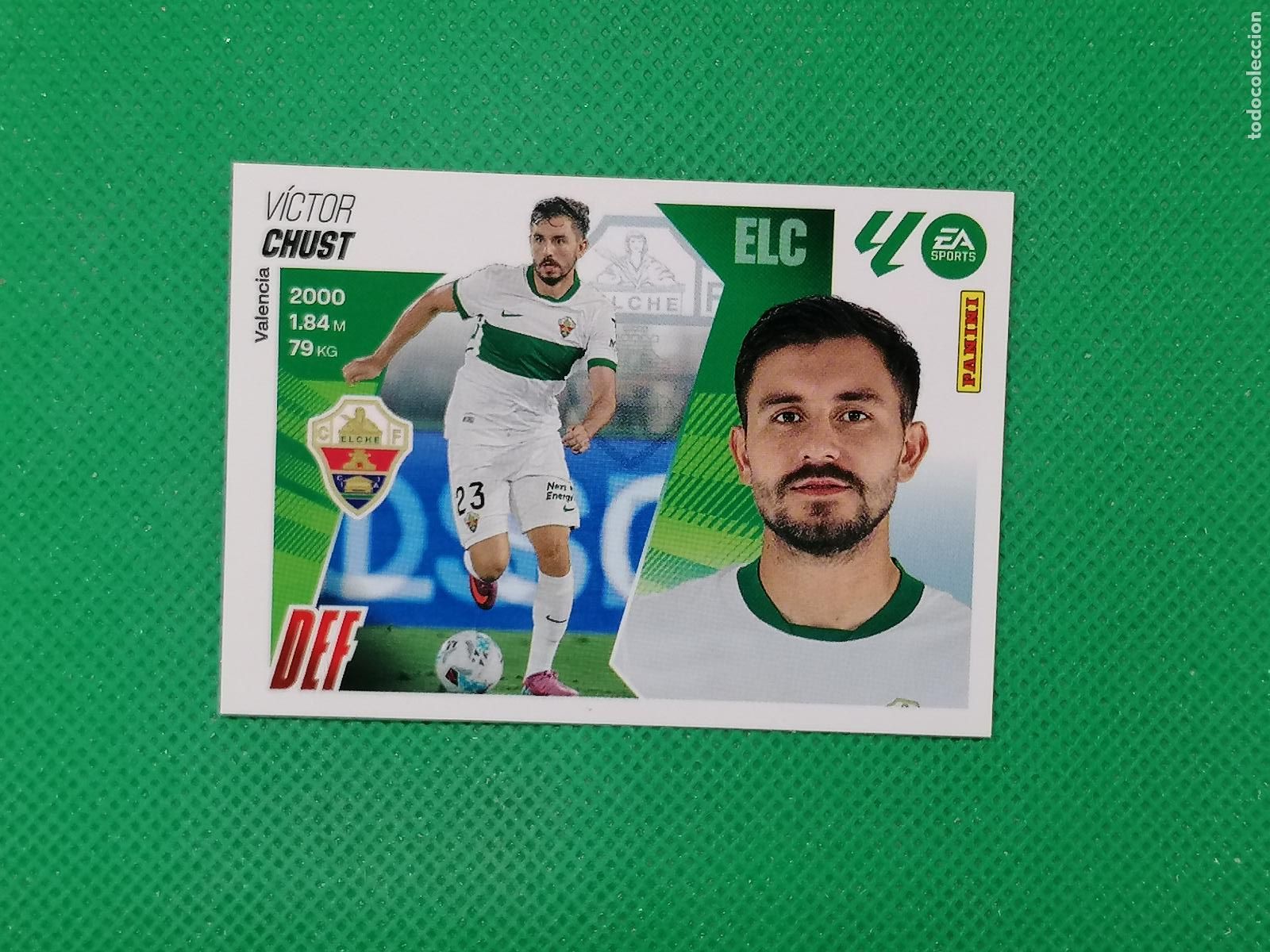 Cartes &agrave; collectionner de Football: 25 VICTOR CHUST ULTIMOS FICHAJES ELCHE ⚽ PANINI LIGA ESTE 25 26 2025 2026 ⚽