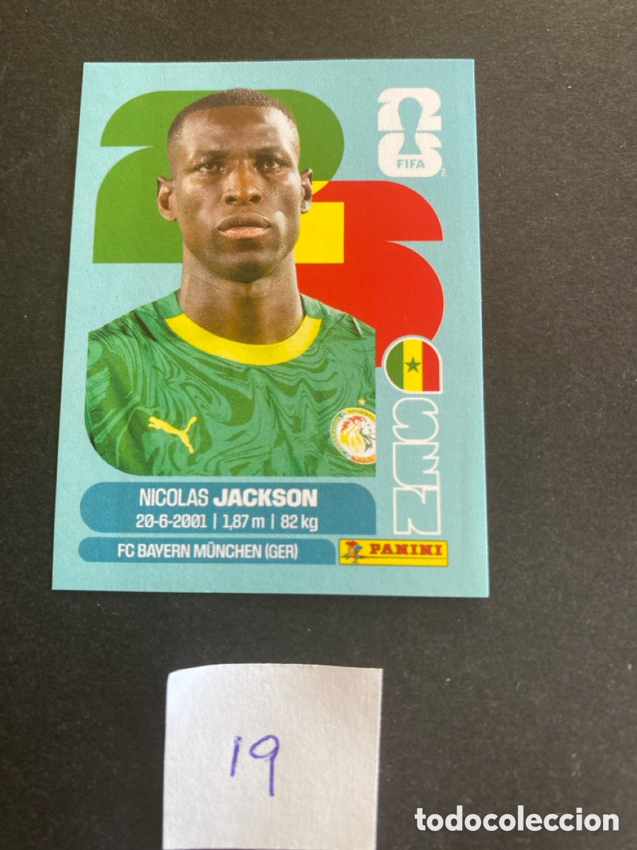 Cromos de F&uacute;tbol: Cromo Senegal Mundial 2026 N* 19 nuevo
