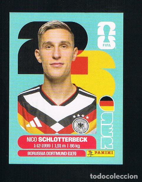 Cromos de F&uacute;tbol: STICKER FIFA WORLD CUP 2026 ALEMANIA N&ordm; 5 NICO SCHLOTTERBECK