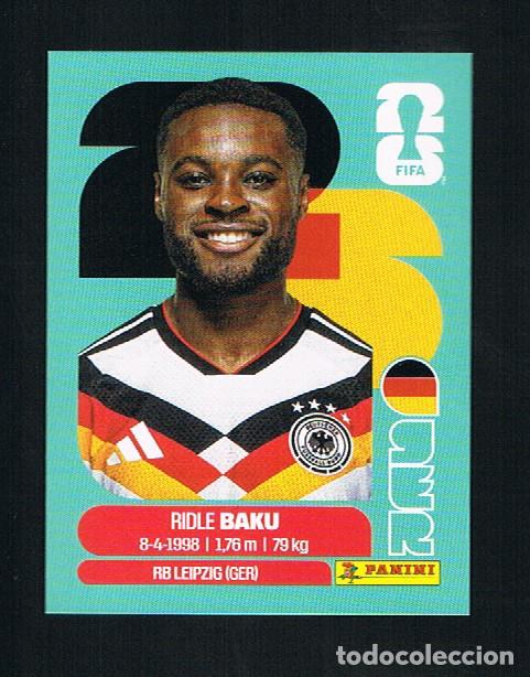 Cromos de F&uacute;tbol: STICKER FIFA WORLD CUP 2026 ALEMANIA N&ordm; 8 RIDLE BAKU