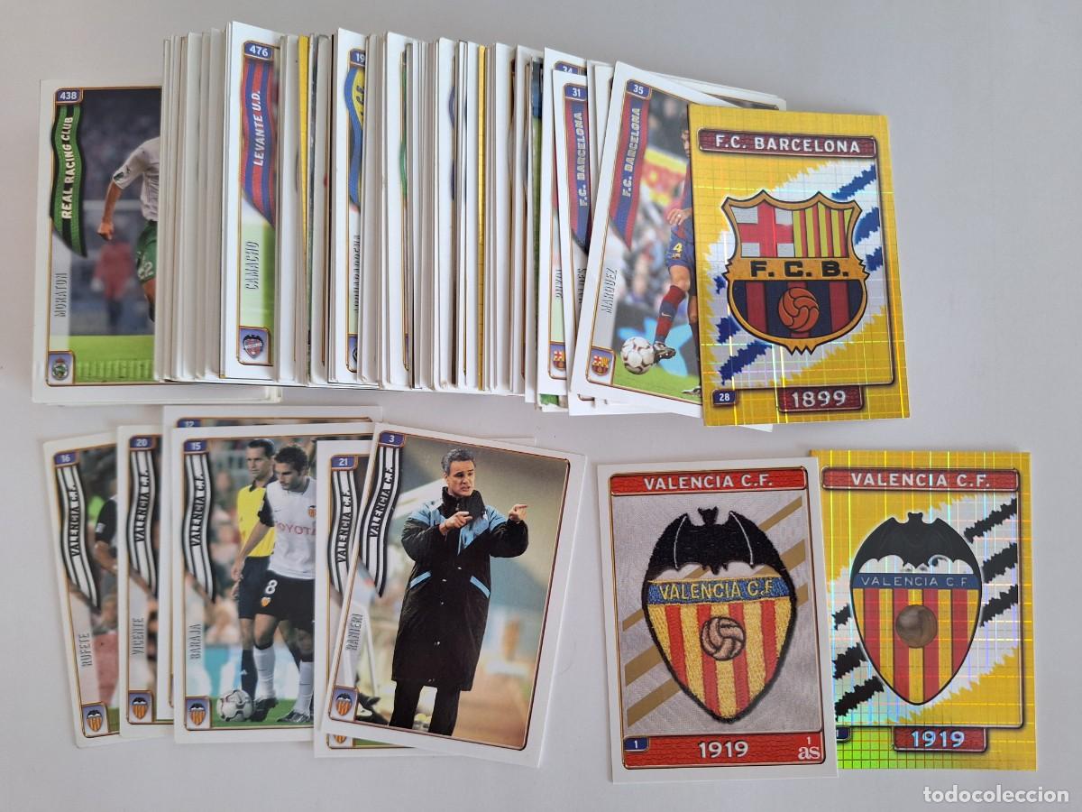 Cartes &agrave; collectionner de Football: LOTE 188 FICHAS FUTBOL LIGA 2005 MUNDI CROMO SPORT FERNANDO TORRES VALERON ETOO PUYOL VER FOTOS RV