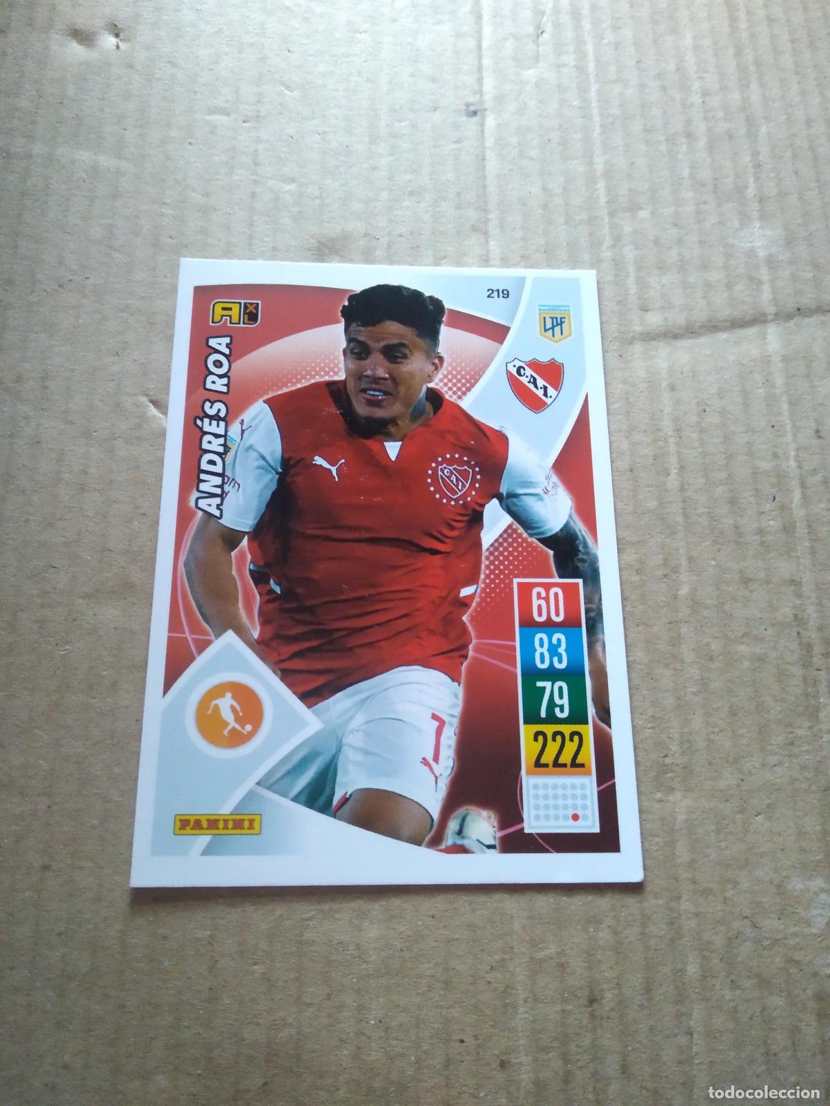 Fu&szlig;ball-Sticker: 219 ANDRES ROA INDEPENDIENTE CROMO FUTBOL ARGENTINO 21-22 PANINI LIGA ARGENTINA 2021-2022