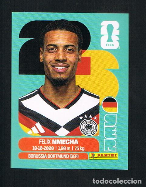 Fu&szlig;ball-Sticker: STICKER FIFA WORLD CUP 2026 ALEMANIA N&ordm; 12 FELIX NMECHA