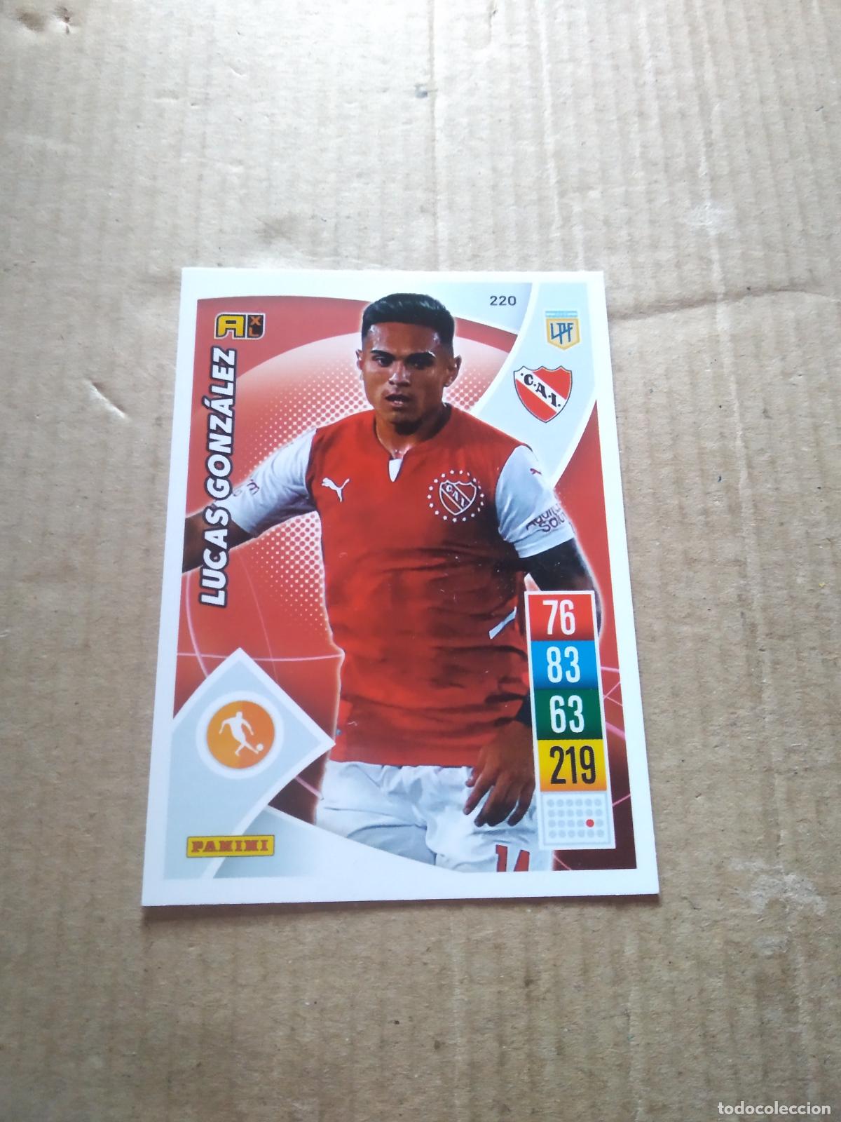 Fu&szlig;ball-Sticker: 220 LUCAS GONZALEZ INDEPENDIENTE CROMO FUTBOL ARGENTINO 21-22 PANINI LIGA ARGENTINA 2021-2022