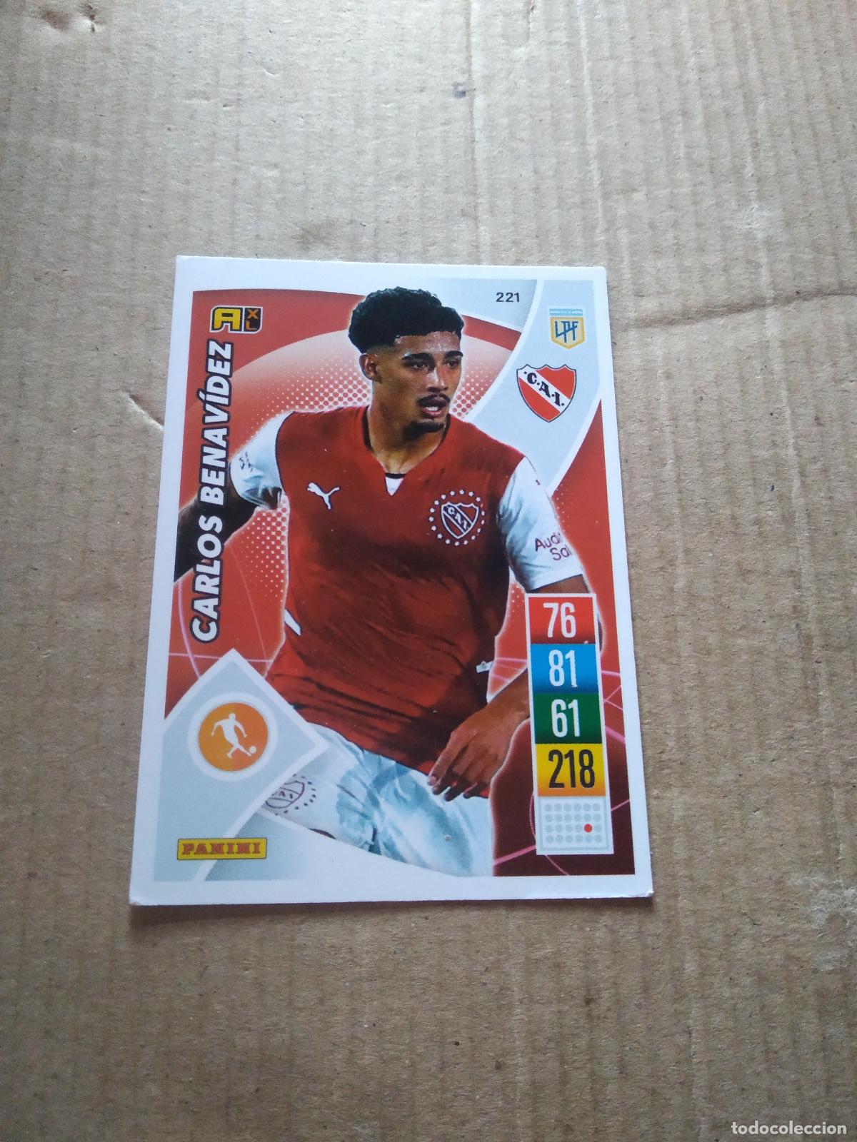 Fu&szlig;ball-Sticker: 221 CARLOS BENAVIDEZ INDEPENDIENTE CROMO FUTBOL ARGENTINO 21-22 PANINI LIGA ARGENTINA 2021-2022