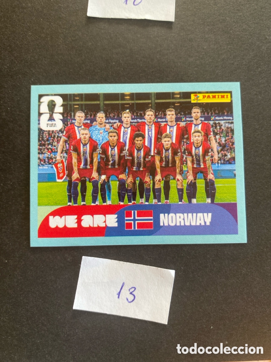 Cromos de F&uacute;tbol: Cromo Noruega Mundial 2026 N* 13 nuevo