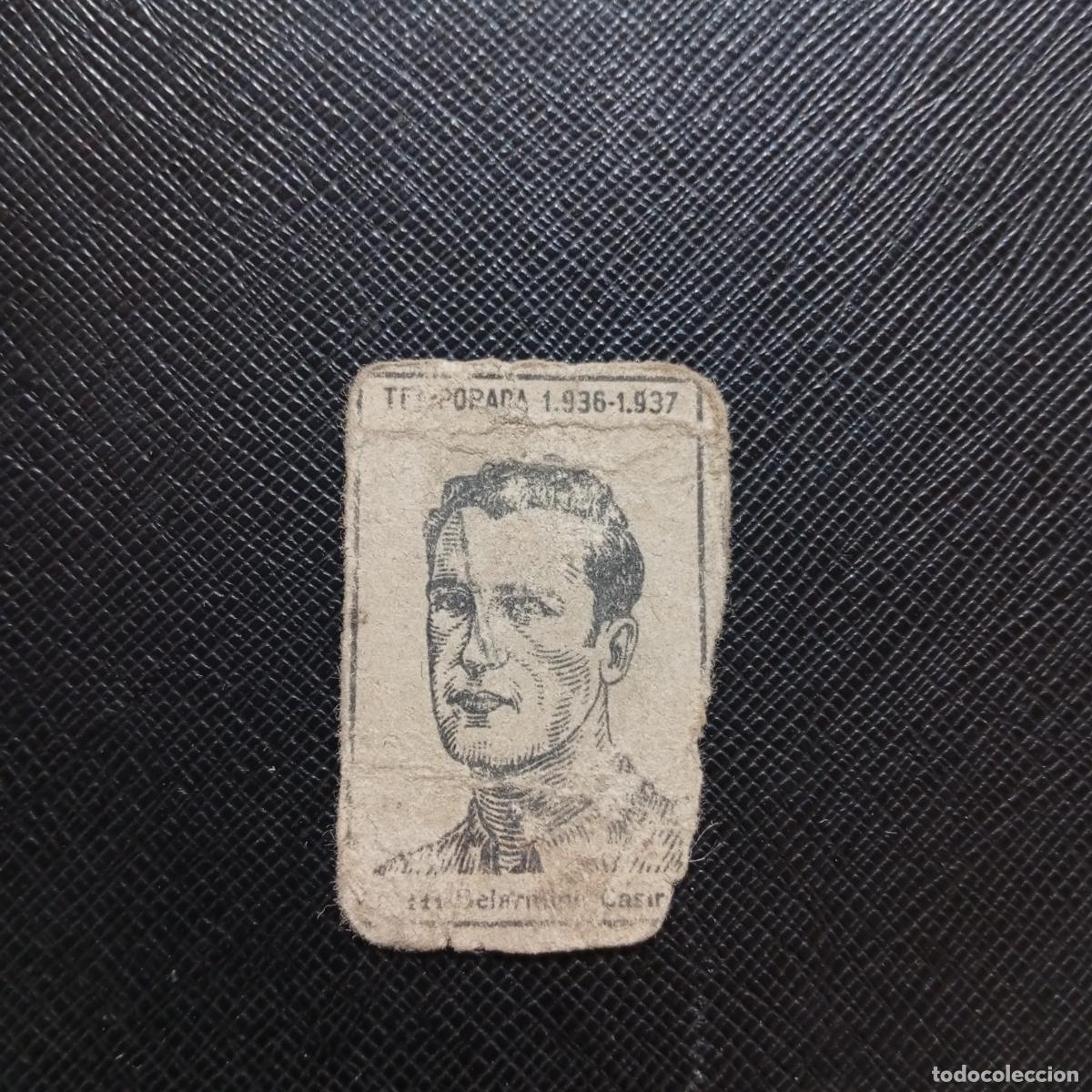 Cromos de F&uacute;tbol: CERILLAS Y FOSFOROS 1936 1937 FUTBOL LIGA 36 37 CROMO - A184 PG30