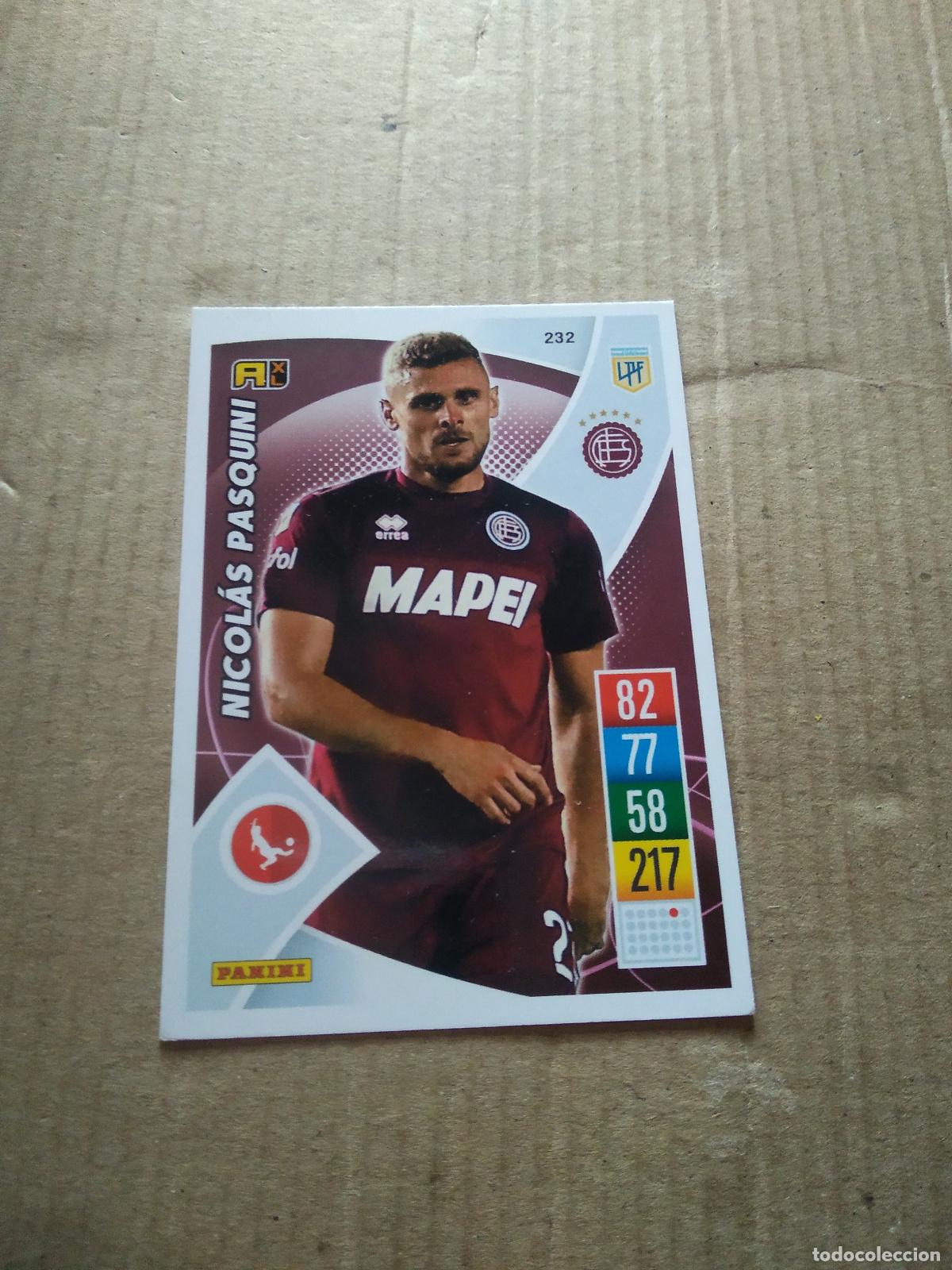 Cromos de F&uacute;tbol: 232 NICOLAS PASQUINI LANUS CROMO FUTBOL ARGENTINO 21-22 PANINI LIGA ARGENTINA 2021-2022