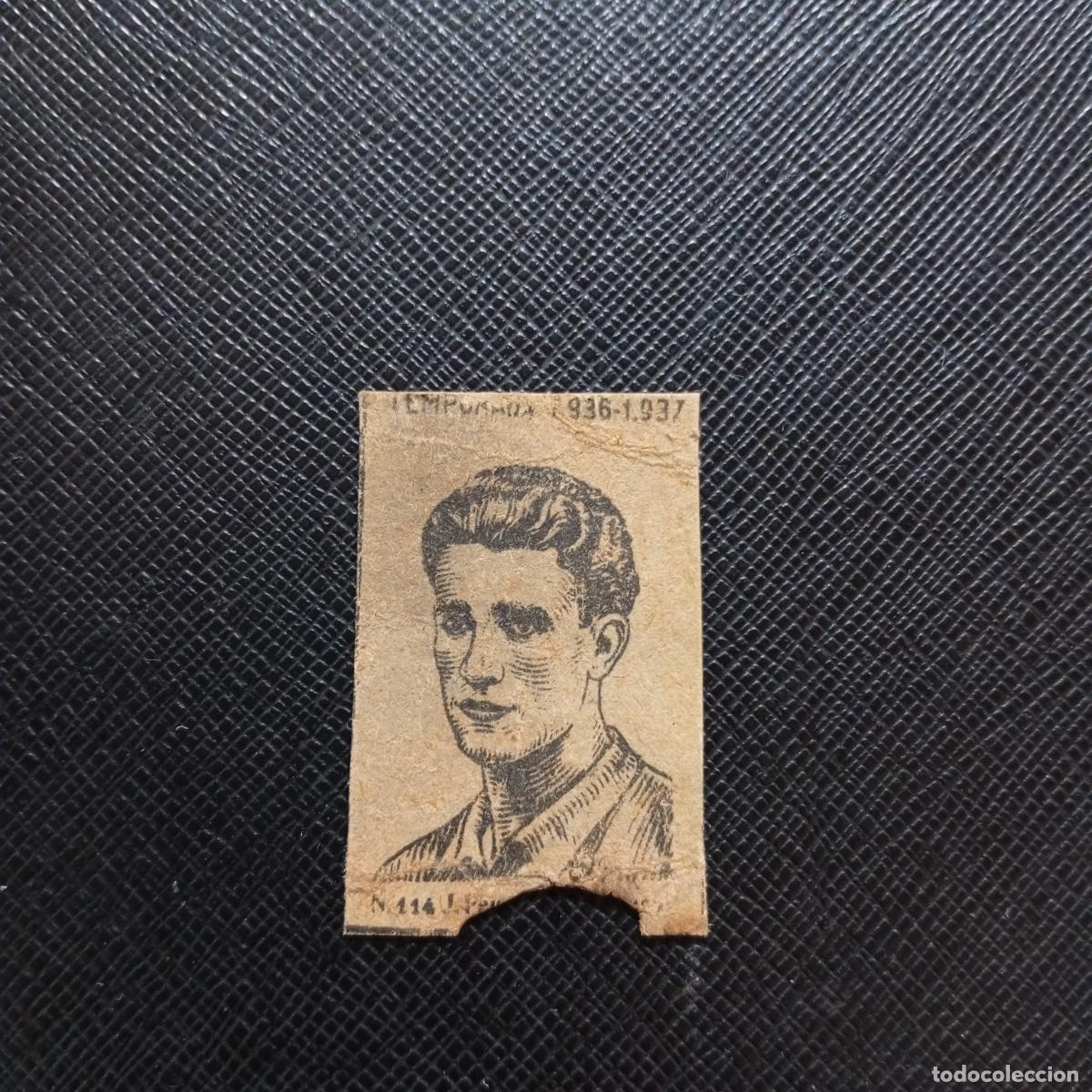 Cromos de F&uacute;tbol: 114 FERNADEZ CASACO OVIEDO CERILLAS Y FOSFOROS 1936 1937 FUTBOL LIGA 36 37 CROMO - A184 PG31