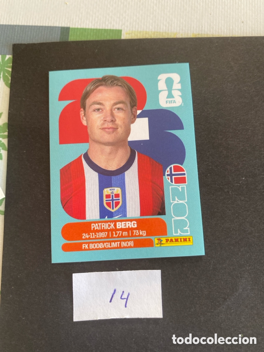 Cromos de F&uacute;tbol: Cromo Noruega Mundial 2026 N* 14 nuevo