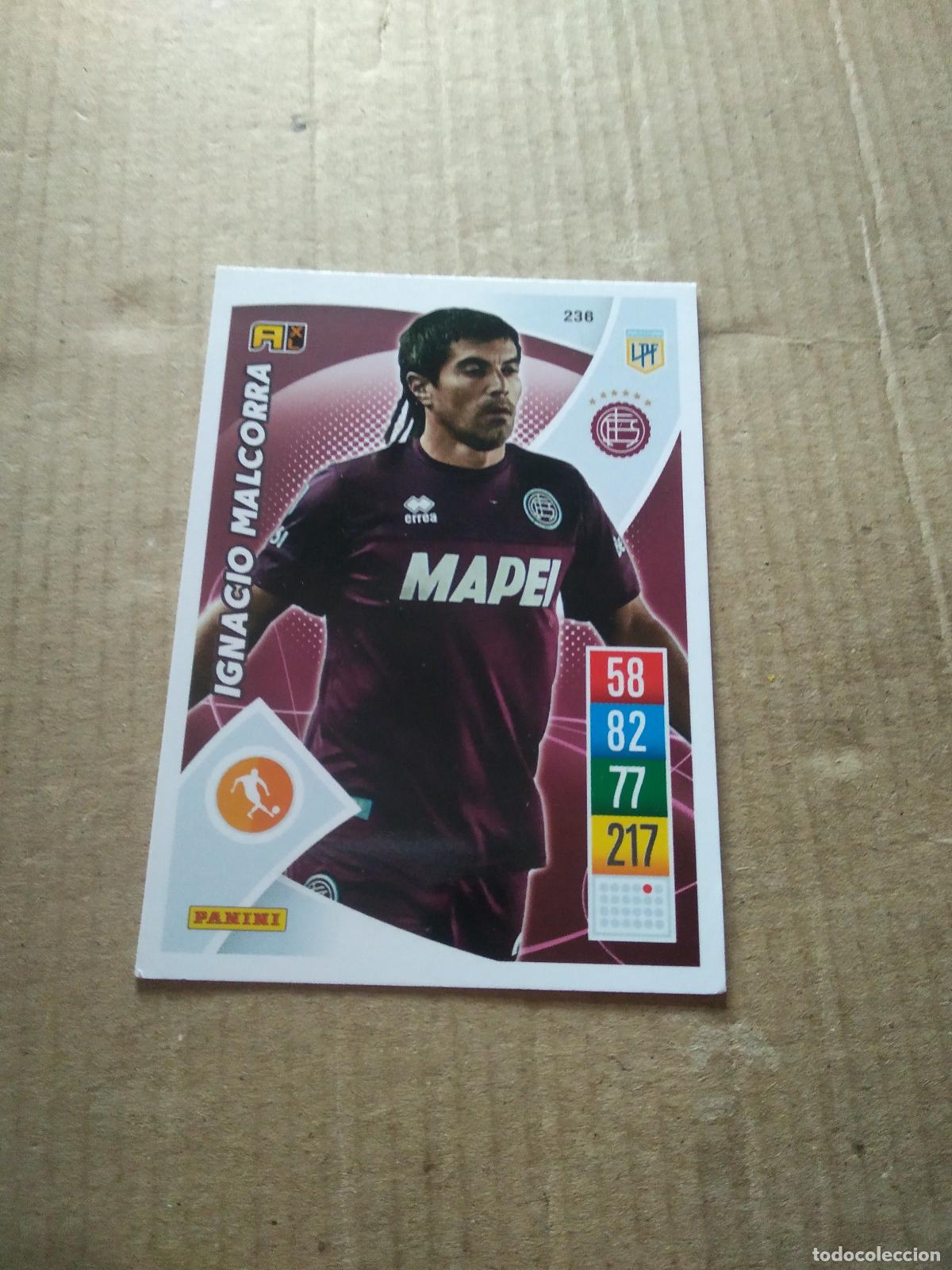 Cromos de F&uacute;tbol: 236 IGNACIO MALCORRA LANUS CROMO FUTBOL ARGENTINO 21-22 PANINI LIGA ARGENTINA 2021-2022