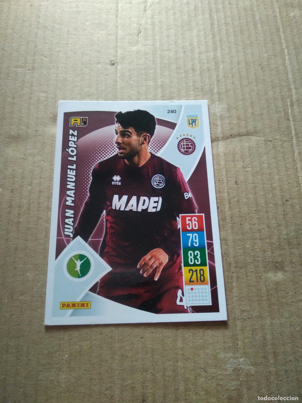 Cromos de F&uacute;tbol: 240 JUAN MANUEL LOPEZ LANUS CROMO FUTBOL ARGENTINO 21-22 PANINI LIGA ARGENTINA 2021-2022
