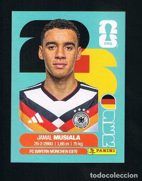 Cromos de F&uacute;tbol: STICKER FIFA WORLD CUP 2026 ALEMANIA N&ordm; 15 JAMAL MUSIALA