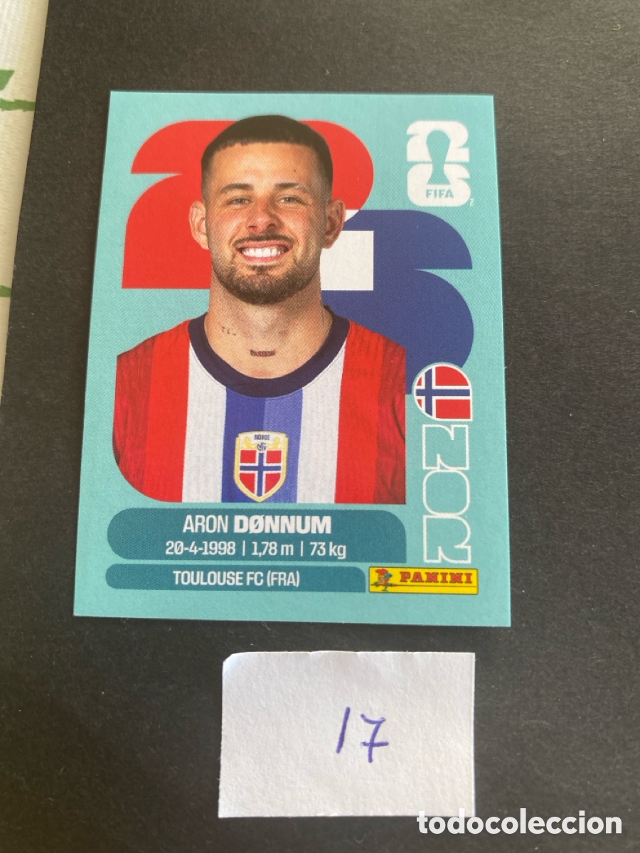 Cromos de F&uacute;tbol: Cromo Noruega Mundial 2026 N* 17 nuevo