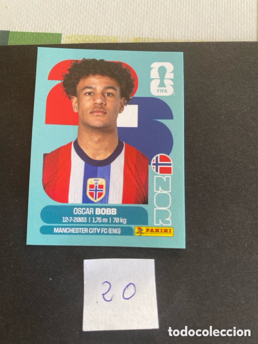 Cromos de F&uacute;tbol: Cromo Noruega Mundial 2026 N* 20 nuevo