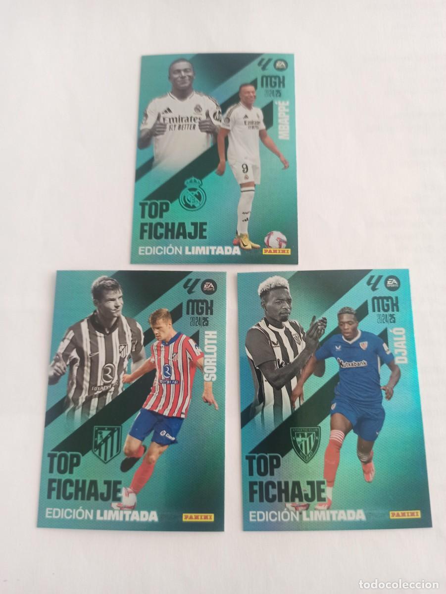 Football Stickers: Lote 3 ediciones limitadas Megacracks 24 25 - 2024 2025 - TOP FICHAJE