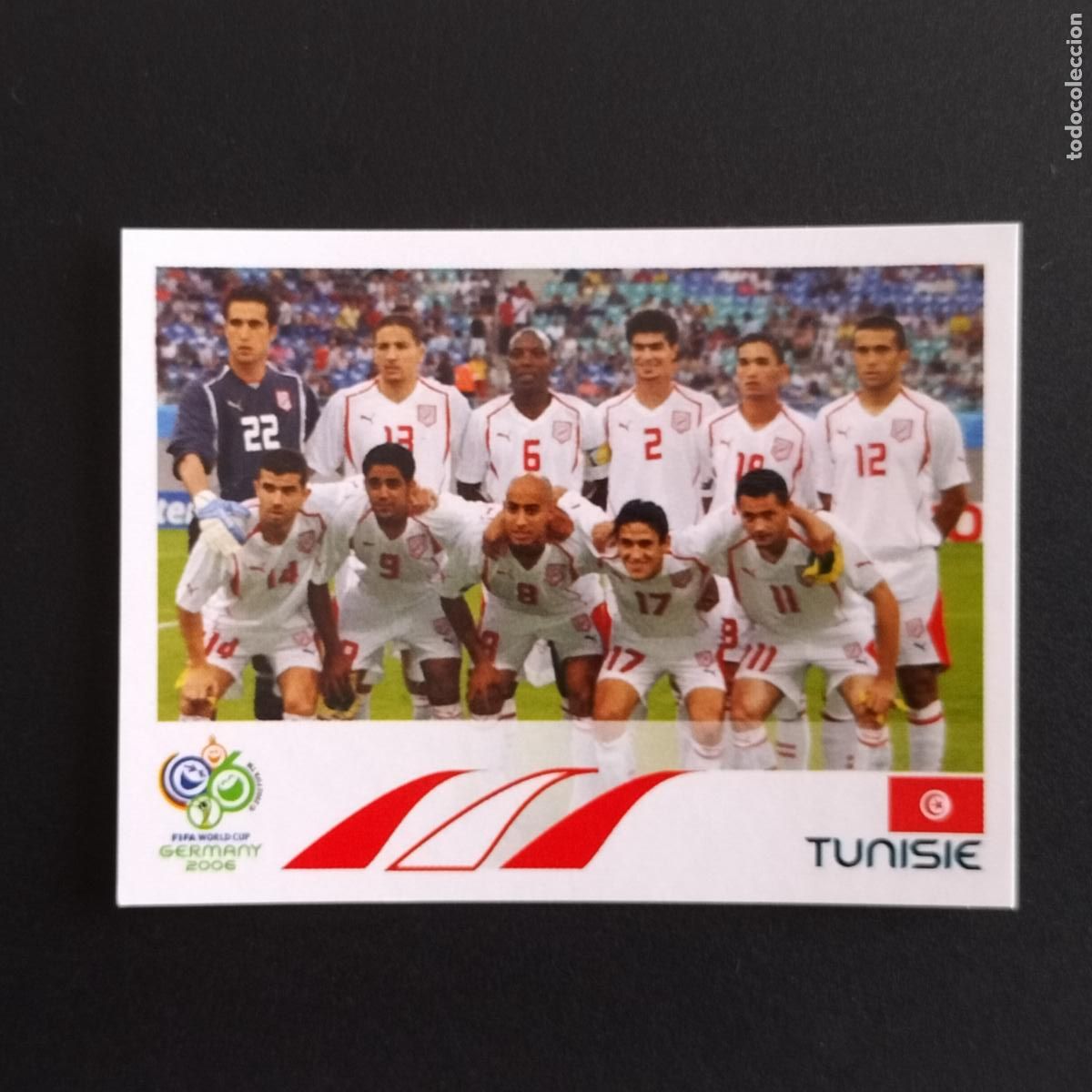 Fu&szlig;ball-Sticker: 568 SELECCION EQUIPO TUNEZ CROMOS ALBUM FIFA WORLD CUP GERMANY 2006 MUNDIAL FUTBOL ALEMANIA PANINI