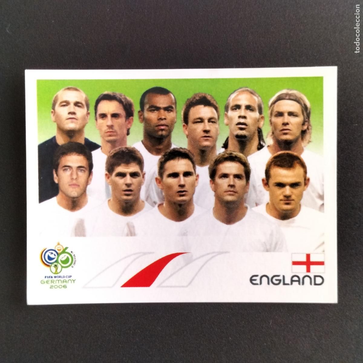 Cromos de F&uacute;tbol: 93 SELECCION EQUIPO INGLATERRA CROMOS FIFA WORLD CUP GERMANY 2006 MUNDIAL FUTBOL ALEMANIA PANINI