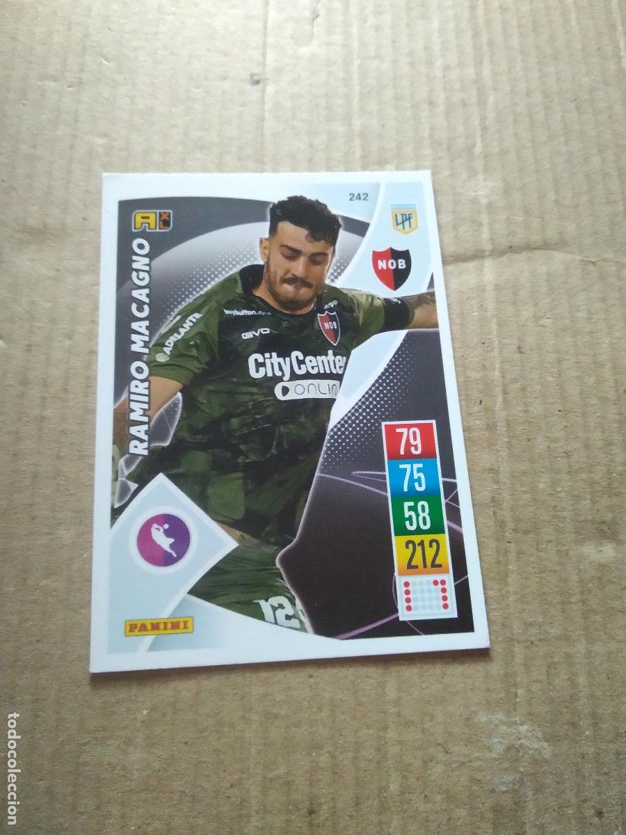 Cromos de F&uacute;tbol: 242 RAMIRO MACAGNO NEWELL'S CROMO FUTBOL ARGENTINO 21-22 PANINI LIGA ARGENTINA 2021-2022