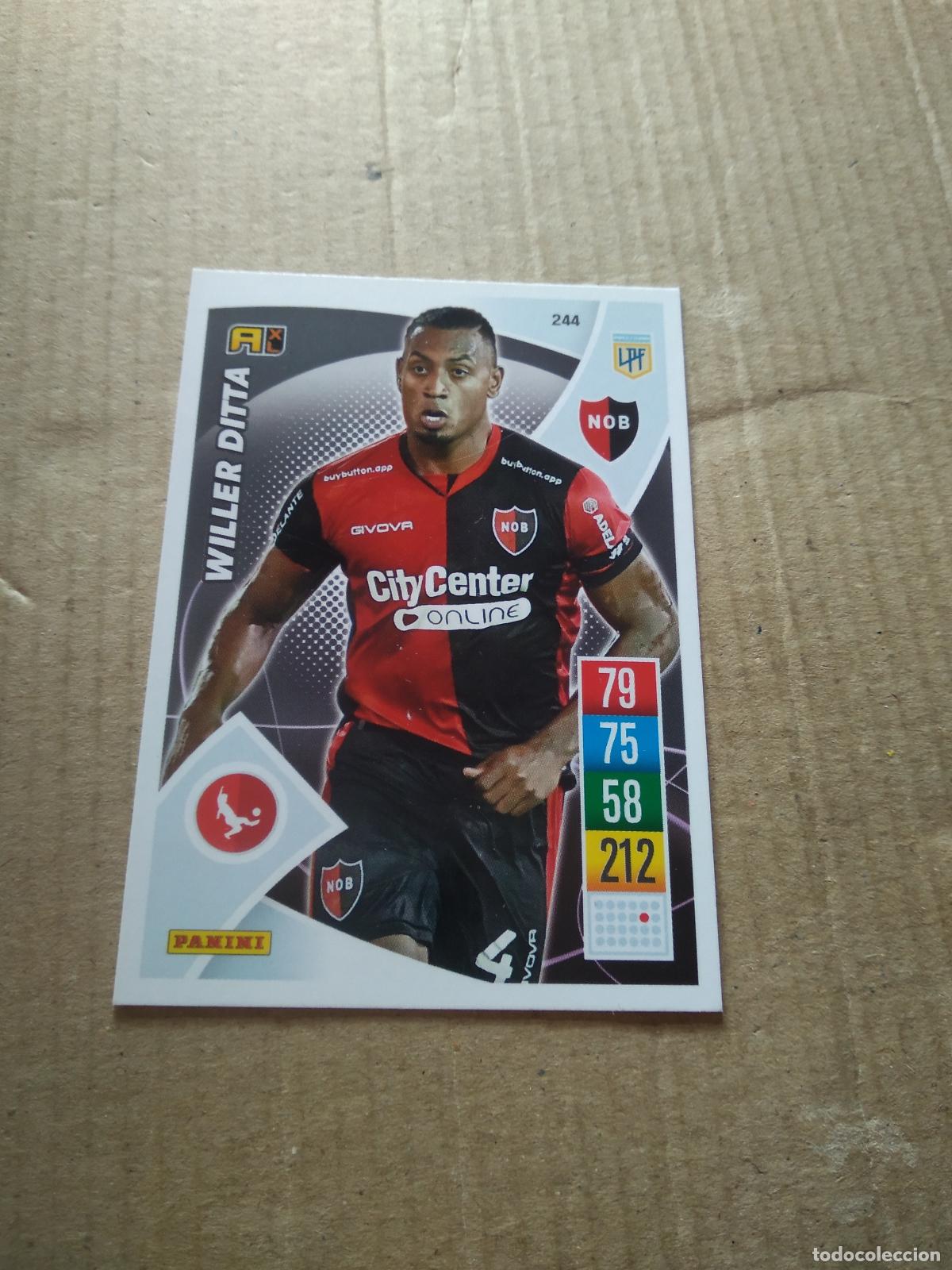 Cromos de F&uacute;tbol: 244 WILLER DITTA NEWELL'S CROMO FUTBOL ARGENTINO 21-22 PANINI LIGA ARGENTINA 2021-2022