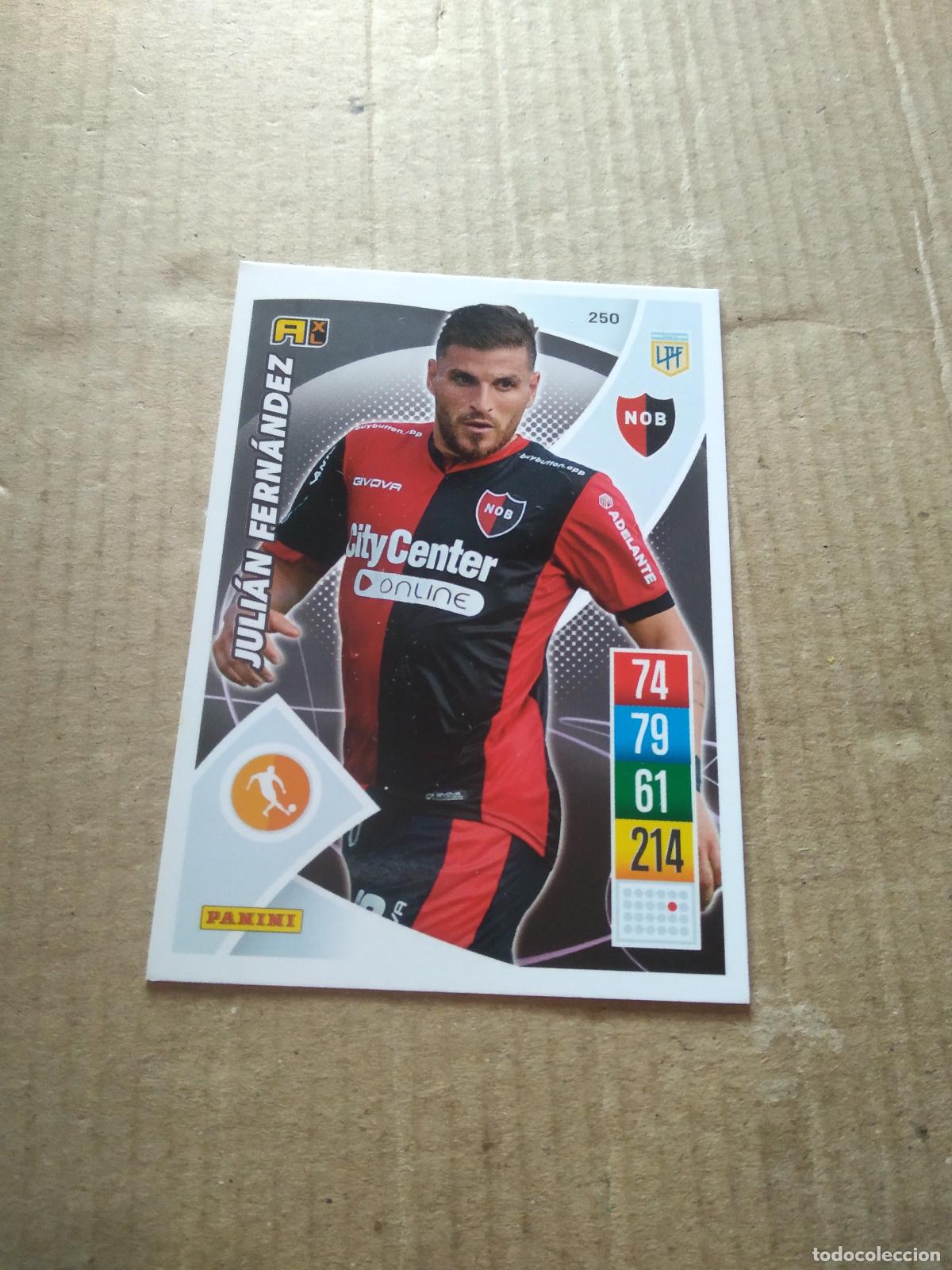 Cromos de F&uacute;tbol: 250 JULIAN FERNANDEZ NEWELL'S CROMO FUTBOL ARGENTINO 21-22 PANINI LIGA ARGENTINA 2021-2022