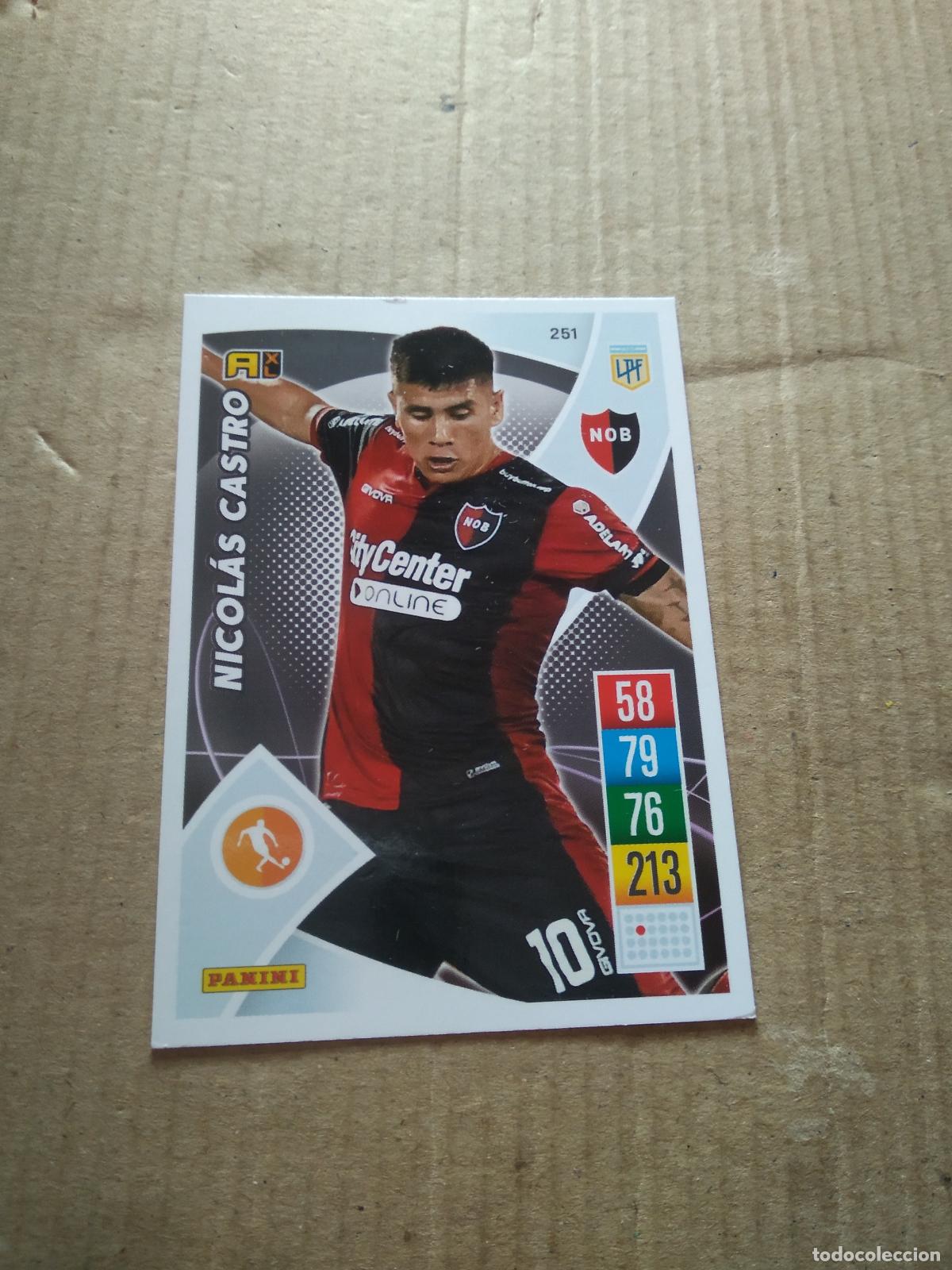 Cromos de F&uacute;tbol: 251 NICOLAS CASTRO NEWELL'S CROMO FUTBOL ARGENTINO 21-22 PANINI LIGA ARGENTINA 2021-2022