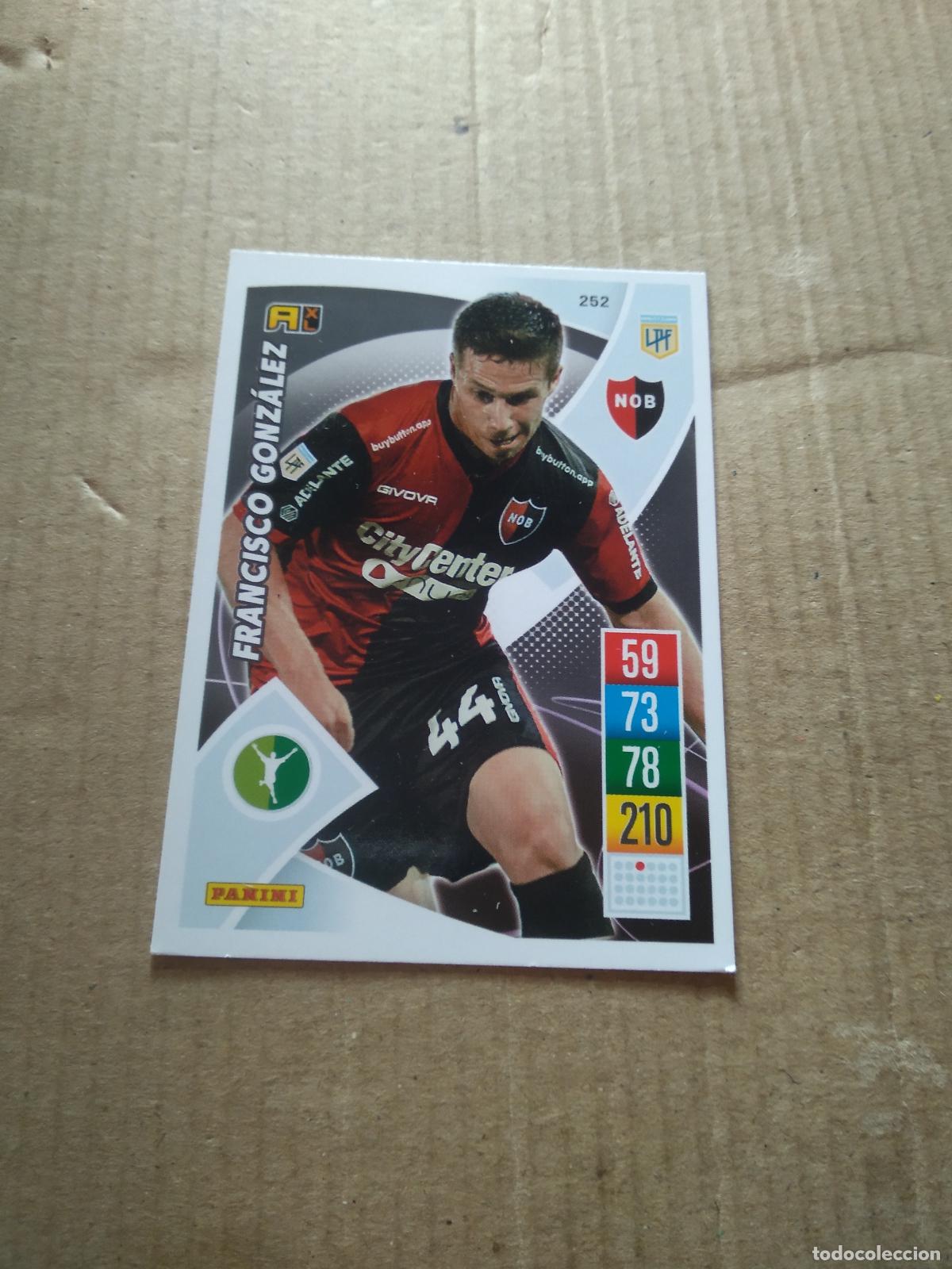 Cromos de F&uacute;tbol: 252 FRANCISCO GONZALEZ NEWELL'S CROMO FUTBOL ARGENTINO 21-22 PANINI LIGA ARGENTINA 2021-2022