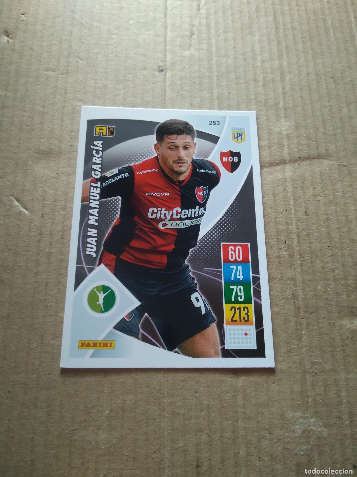 Cromos de F&uacute;tbol: 253 JUAN MANUEL GARCIA NEWELL'S CROMO FUTBOL ARGENTINO 21-22 PANINI LIGA ARGENTINA 2021-2022