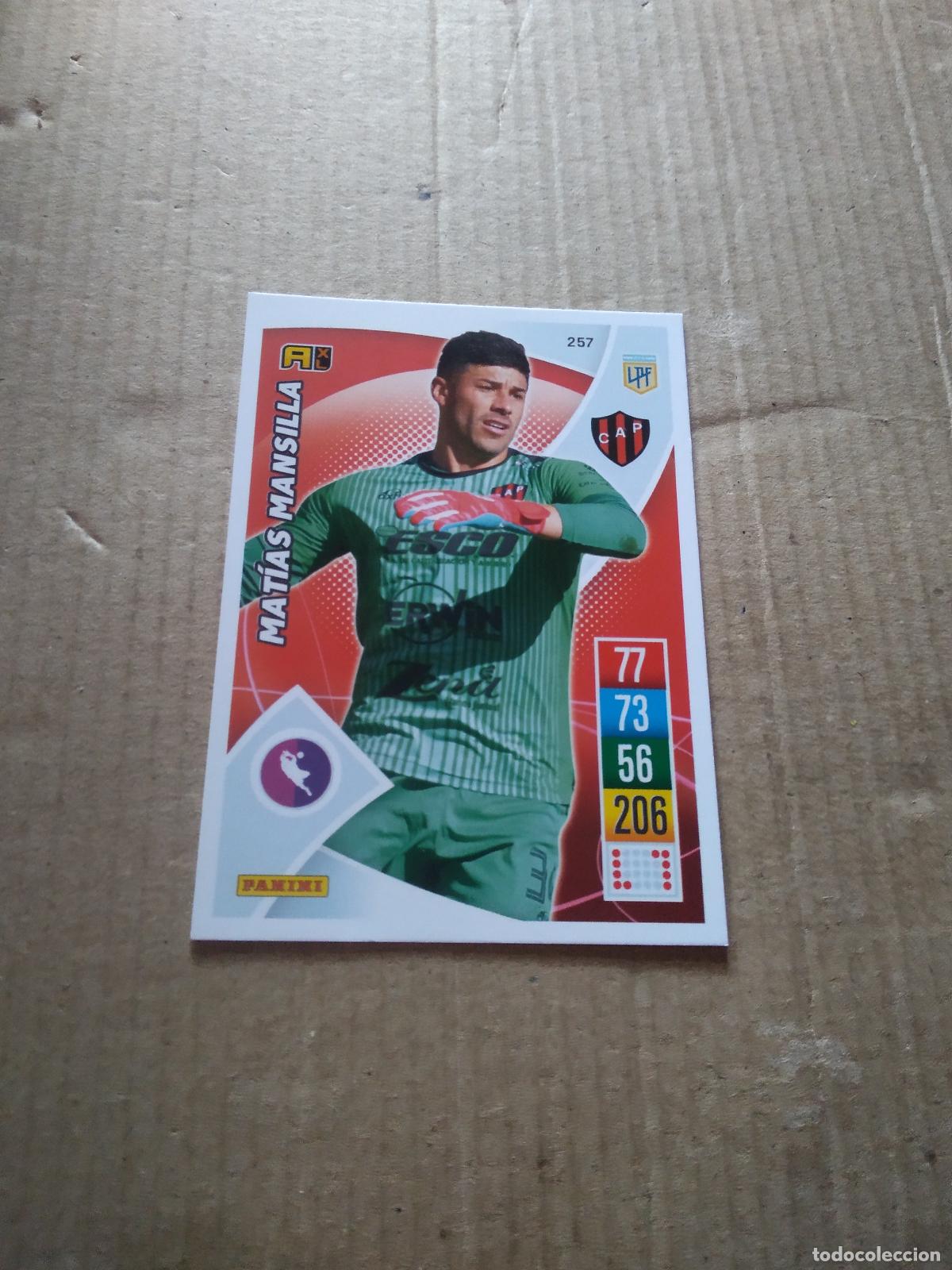 Cromos de F&uacute;tbol: 257 MATIAS MANSILLA PATRONATO CROMO FUTBOL ARGENTINO 21-22 PANINI LIGA ARGENTINA 2021-2022