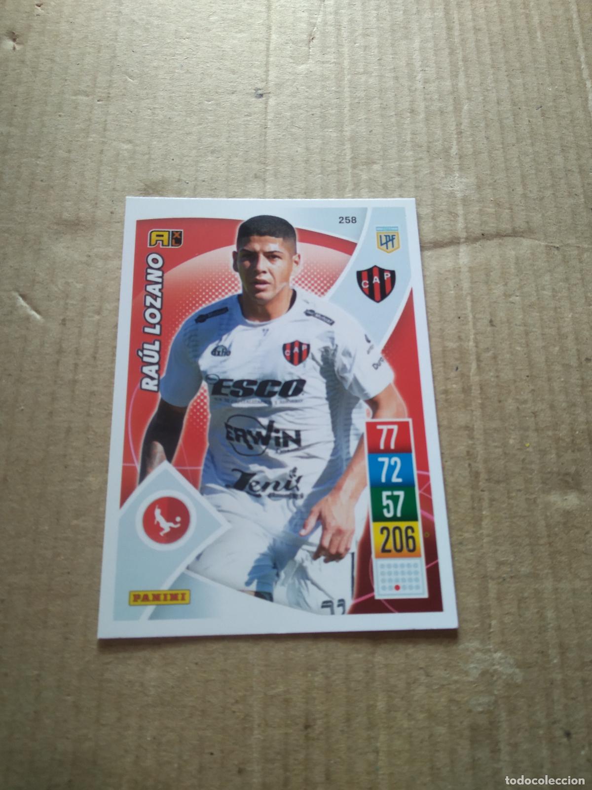 Cromos de F&uacute;tbol: 258 RAUL LOZANO PATRONATO CROMO FUTBOL ARGENTINO 21-22 PANINI LIGA ARGENTINA 2021-2022