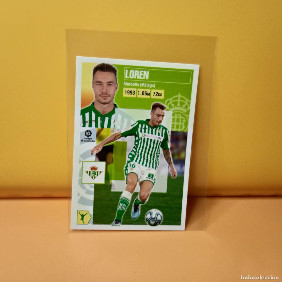 Cromos de F&uacute;tbol: EDICIONES ESTE 2020 2021 20 21 REAL BETIS LOREN 17