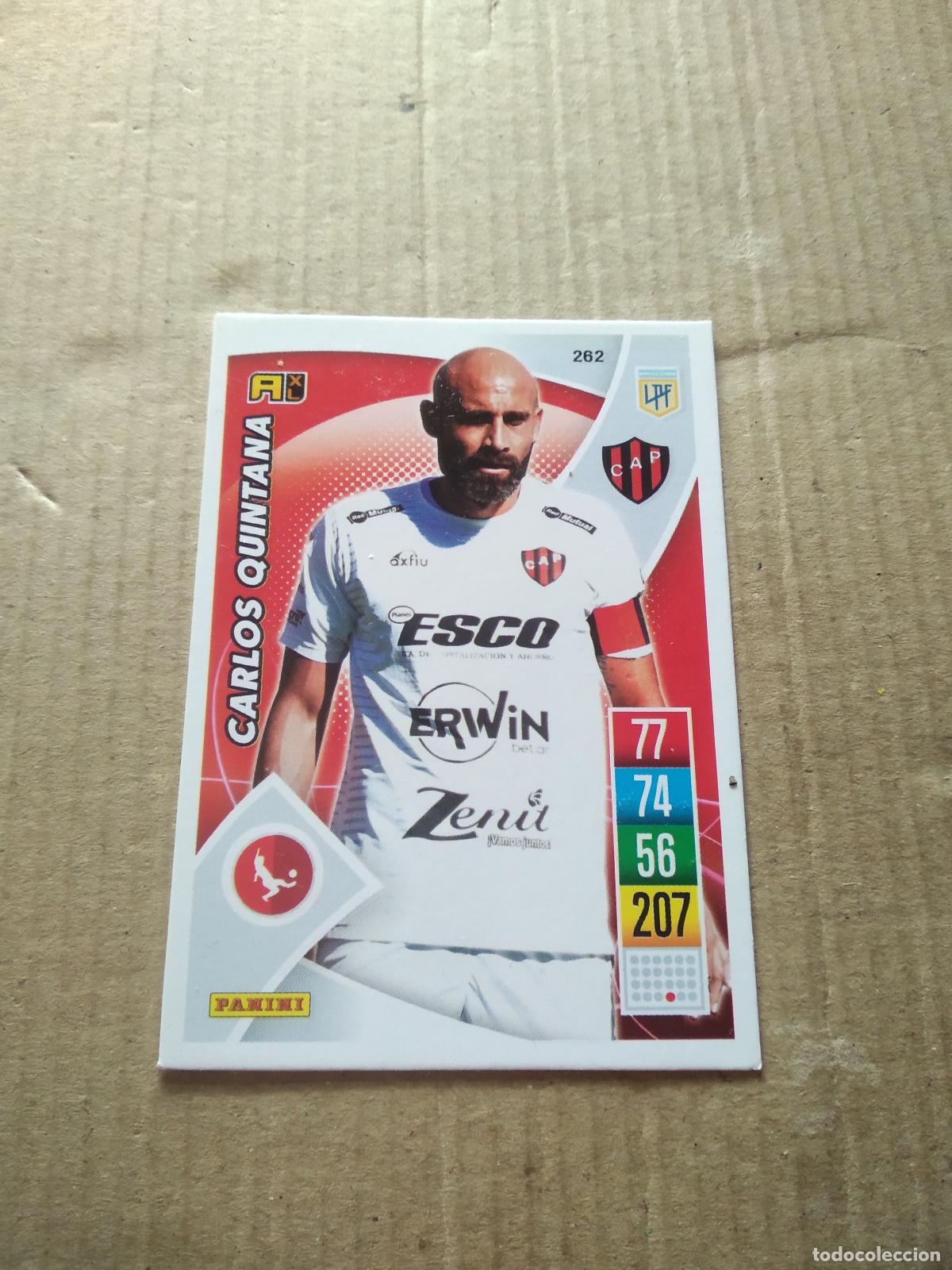 Cromos de F&uacute;tbol: 262 CARLOS QUINTANA PATRONATO CROMO FUTBOL ARGENTINO 21-22 PANINI LIGA ARGENTINA 2021-2022