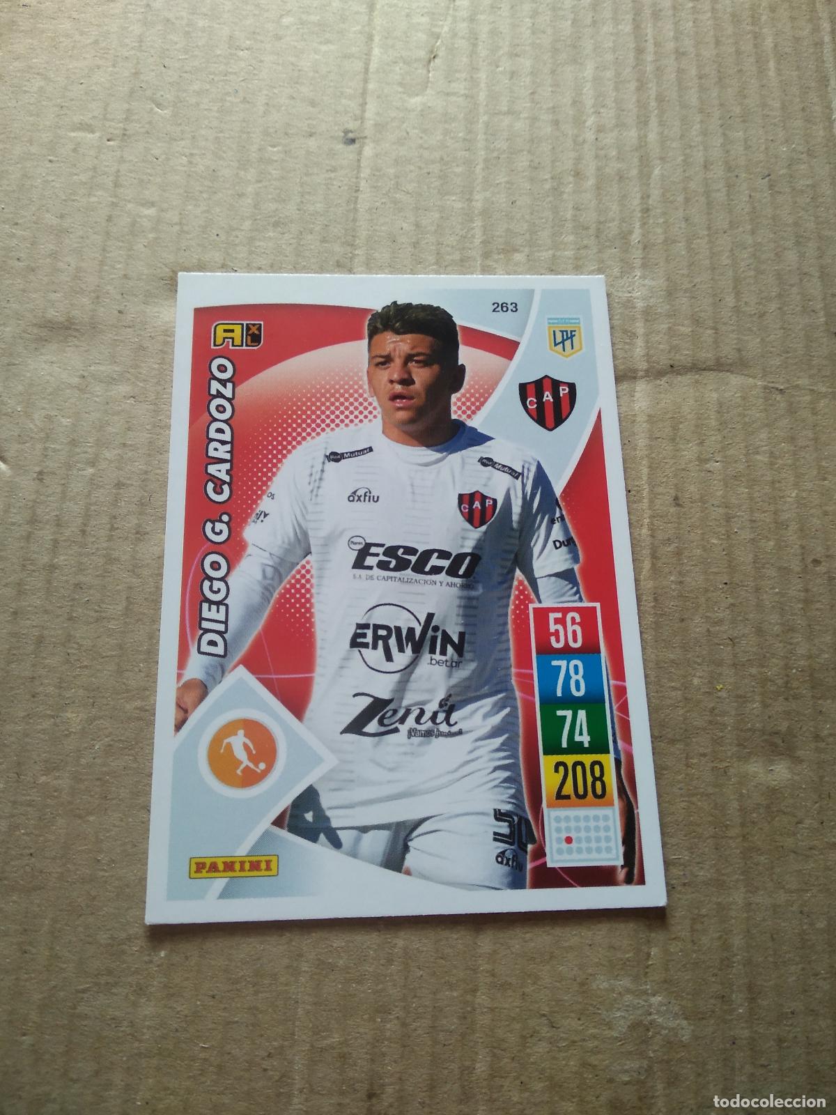 Cromos de F&uacute;tbol: 263 DIEGO G. CARDOZO PATRONATO CROMO FUTBOL ARGENTINO 21-22 PANINI LIGA ARGENTINA 2021-2022