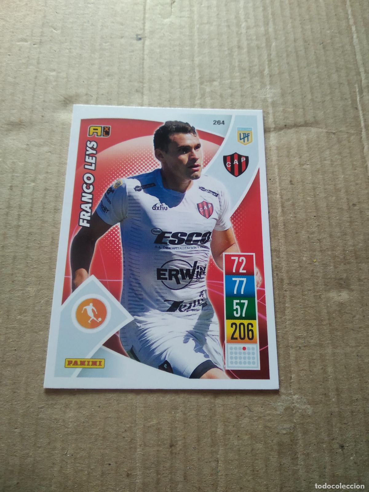 Cromos de F&uacute;tbol: 264 FRANCO LEYS PATRONATO CROMO FUTBOL ARGENTINO 21-22 PANINI LIGA ARGENTINA 2021-2022