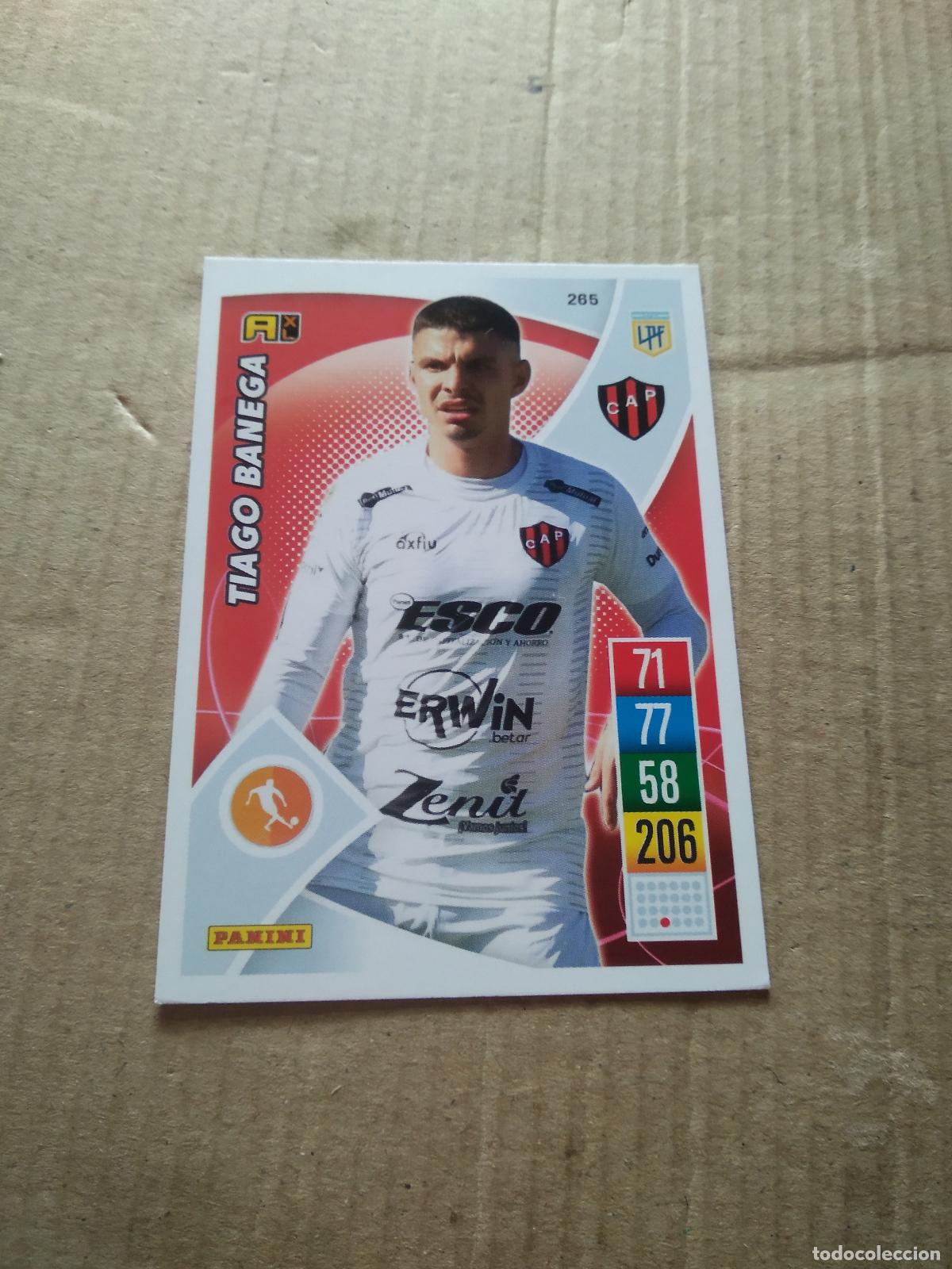 Football Stickers: 265 TIAGO BANEGA PATRONATO CROMO FUTBOL ARGENTINO 21-22 PANINI LIGA ARGENTINA 2021-2022