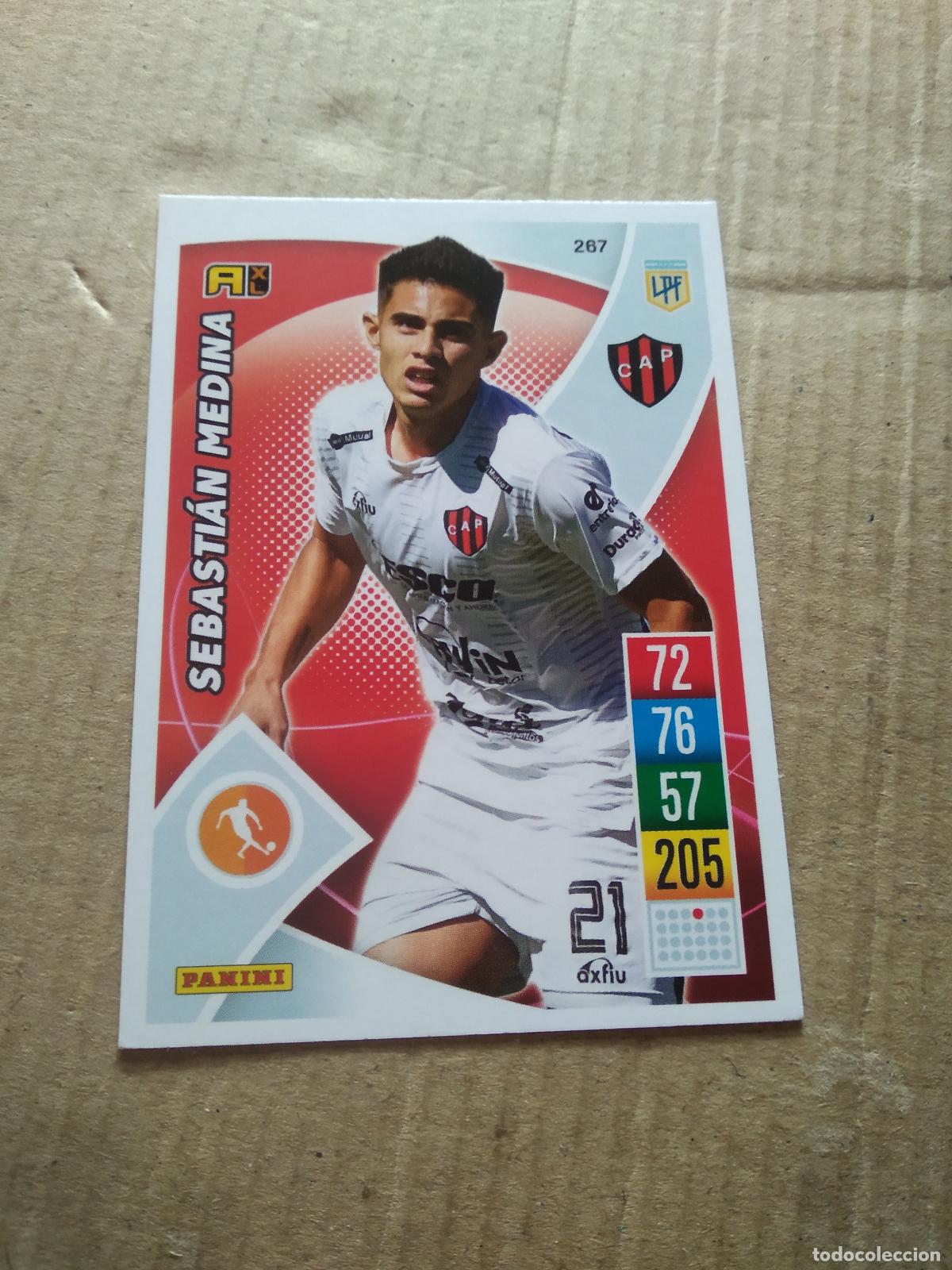 Cartes &agrave; collectionner de Football: 267 SEBASTIAN MEDINA PATRONATO CROMO FUTBOL ARGENTINO 21-22 PANINI LIGA ARGENTINA 2021-2022