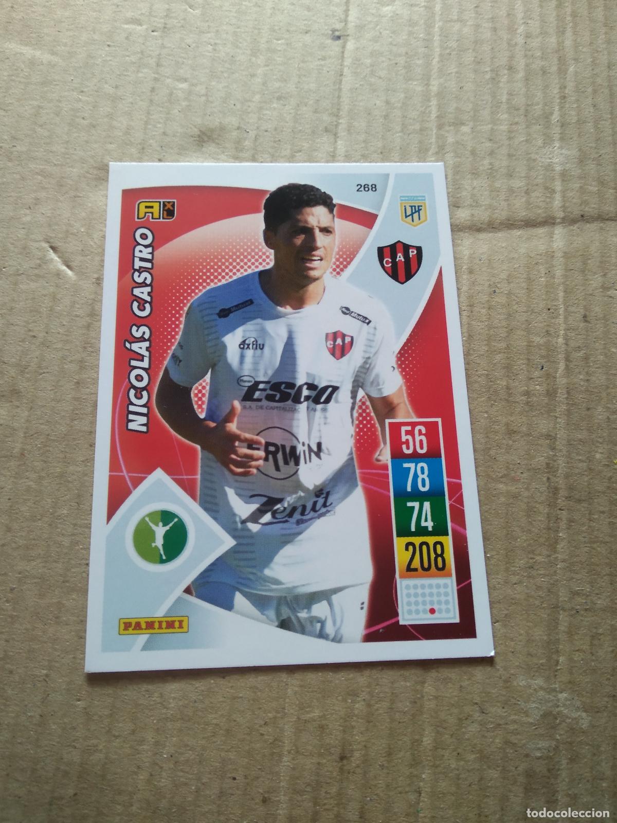 Cartes &agrave; collectionner de Football: 268 NICOLAS CASTRO PATRONATO CROMO FUTBOL ARGENTINO 21-22 PANINI LIGA ARGENTINA 2021-2022