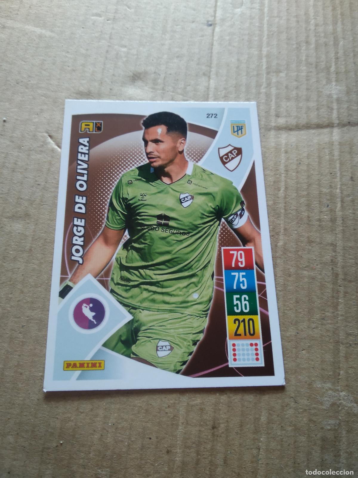 Figurine di Calcio: 272 JORGE DE OLIVERA PLATENSE CROMO FUTBOL ARGENTINO 21-22 PANINI LIGA ARGENTINA 2021-2022