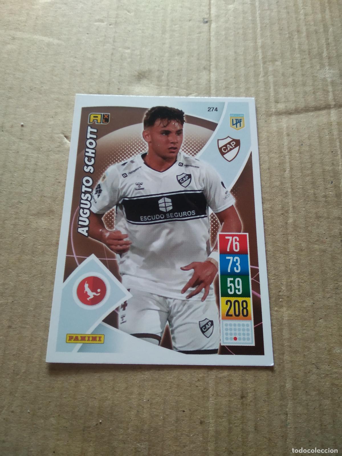 Figurine di Calcio: 274 AUGUSTO SCHOTT PLATENSE CROMO FUTBOL ARGENTINO 21-22 PANINI LIGA ARGENTINA 2021-2022