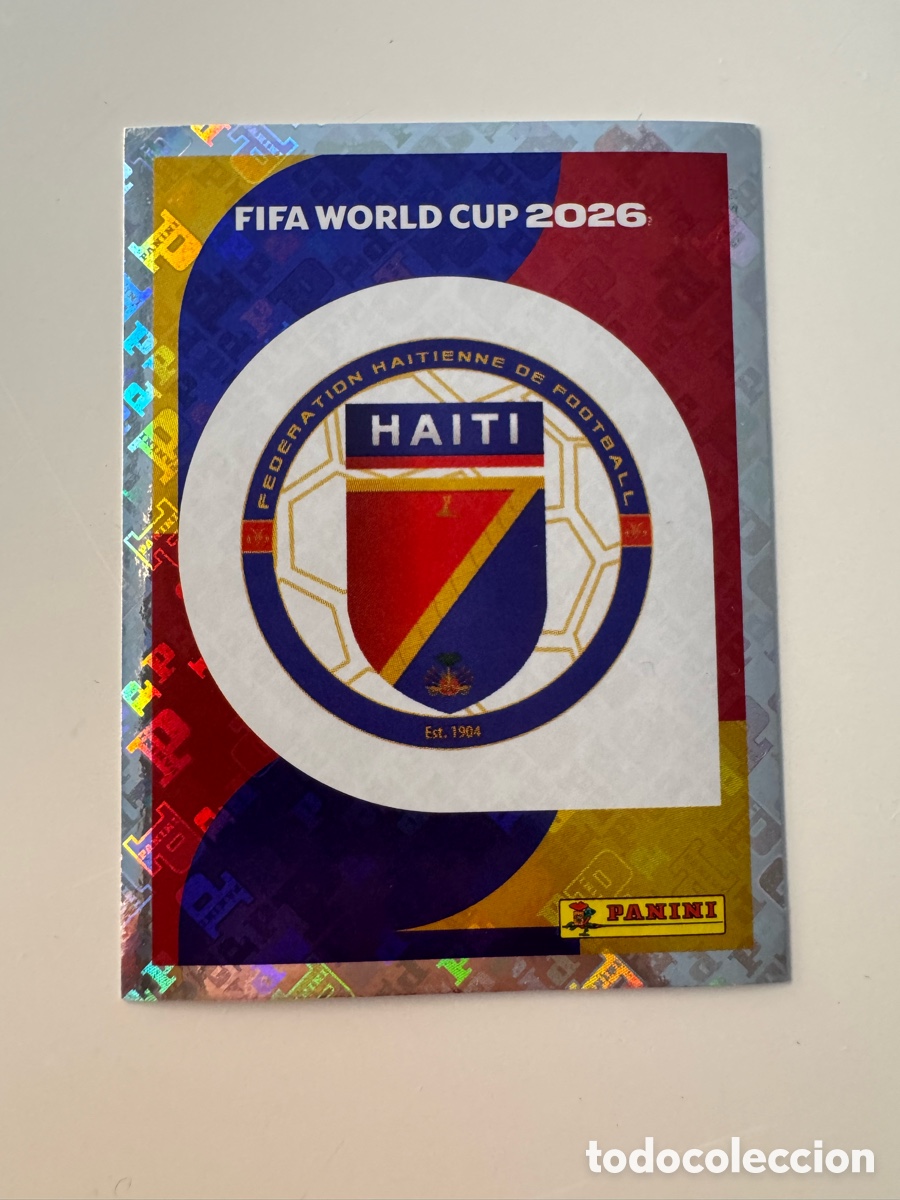 Cromos de F&uacute;tbol: Hait&iacute; HAI MUNDIAL FIFA WORLD CUP 2026 STICKER PANINI HAI1 &ndash; Escudo