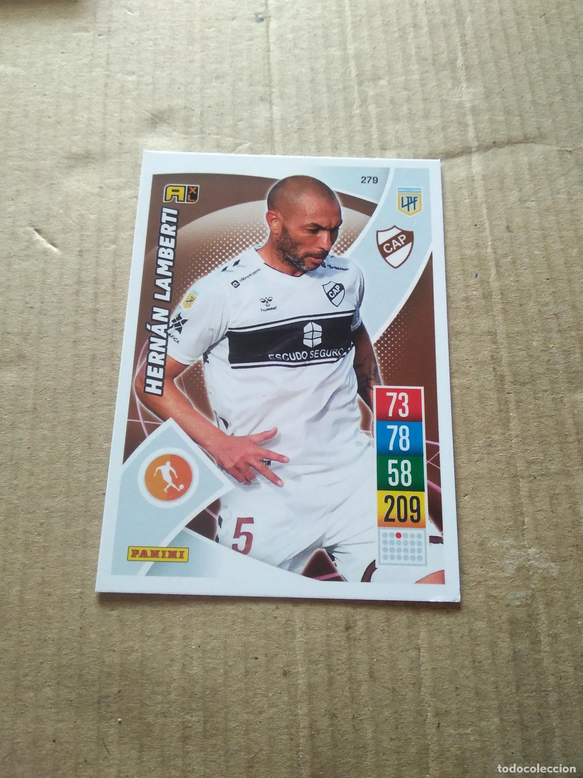 Cromos de F&uacute;tbol: 279 HERNAN LAMBERTI PLATENSE CROMO FUTBOL ARGENTINO 21-22 PANINI LIGA ARGENTINA 2021-2022