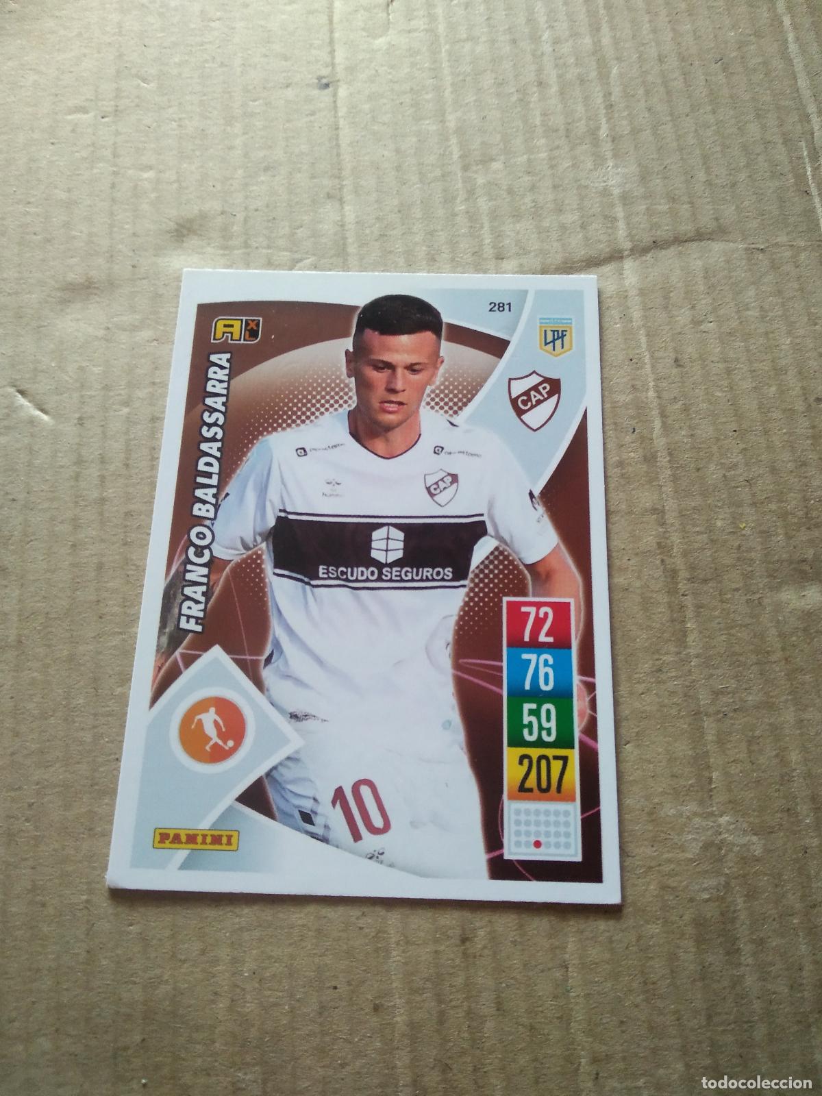 Cromos de F&uacute;tbol: 281 FRANCO BALDASSARRA PLATENSE CROMO FUTBOL ARGENTINO 21-22 PANINI LIGA ARGENTINA 2021-2022