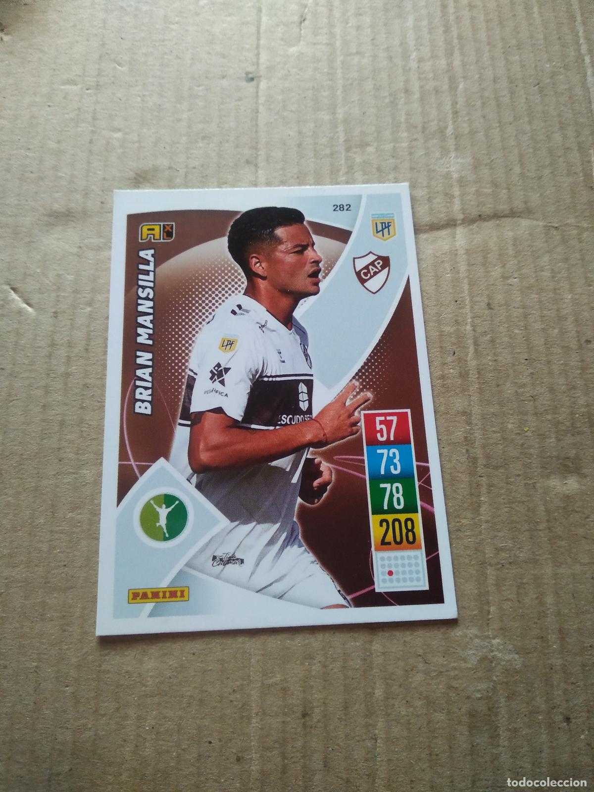 Cromos de F&uacute;tbol: 282 BRIAN MANSILLA PLATENSE CROMO FUTBOL ARGENTINO 21-22 PANINI LIGA ARGENTINA 2021-2022