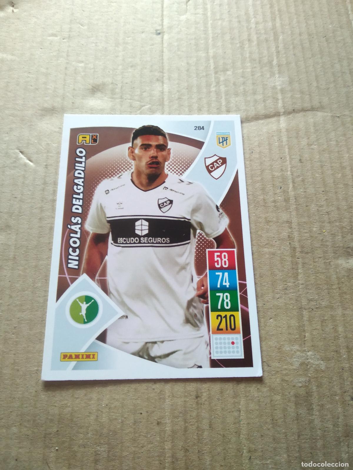 Cromos de F&uacute;tbol: 284 NICOLAS DELGADILLO PLATENSE CROMO FUTBOL ARGENTINO 21-22 PANINI LIGA ARGENTINA 2021-2022