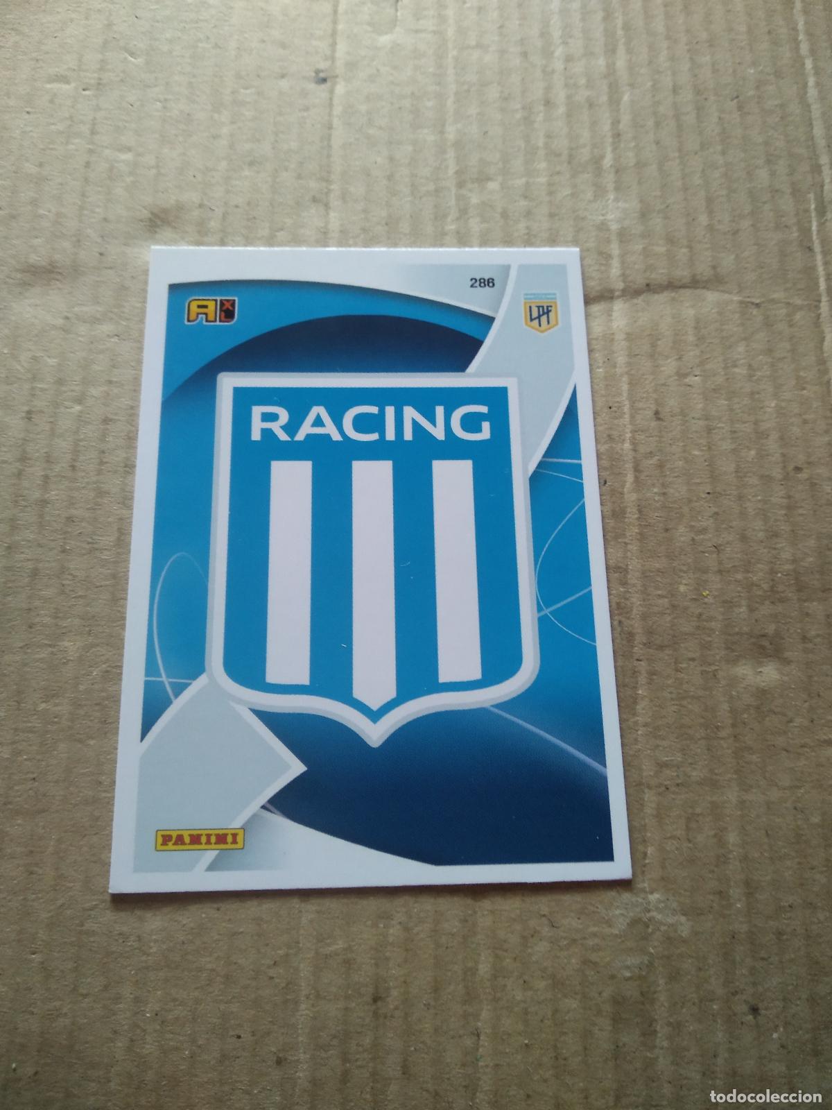 Cromos de F&uacute;tbol: 286 ESCUDO RACING CROMO FUTBOL ARGENTINO 21-22 PANINI LIGA ARGENTINA 2021-2022